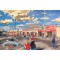 Pittodrie Stadium 'Going to the Match' Fine Art Print - Aberdeen FC Pittodrie Stadium 'Going to the Match' Fine Art Print - Aberdeen FC